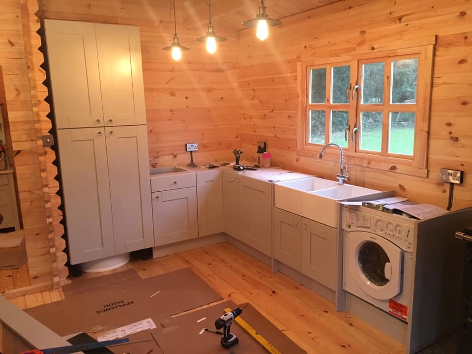 Kitchen plumbing installation