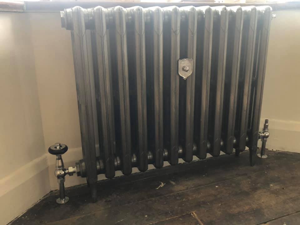 Designer radiator installation