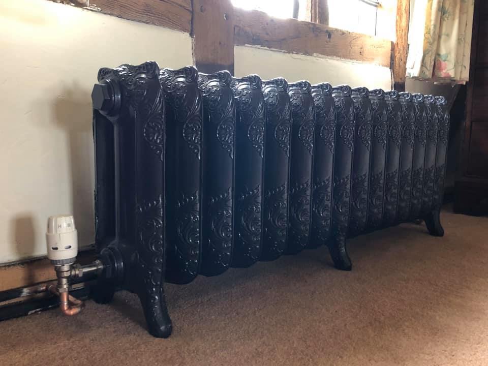 Cast iron radiator restoration